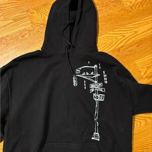 Hand painted sweatshirt from Chelsea Market,NYC